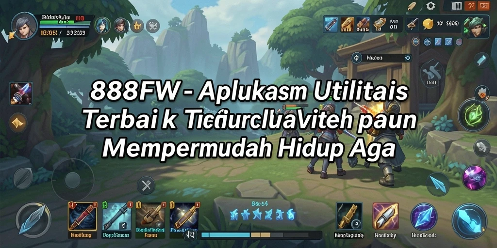 Tampilan screenshot utama 888FW yang menunjukkan antarmuka aplikasi Utility.