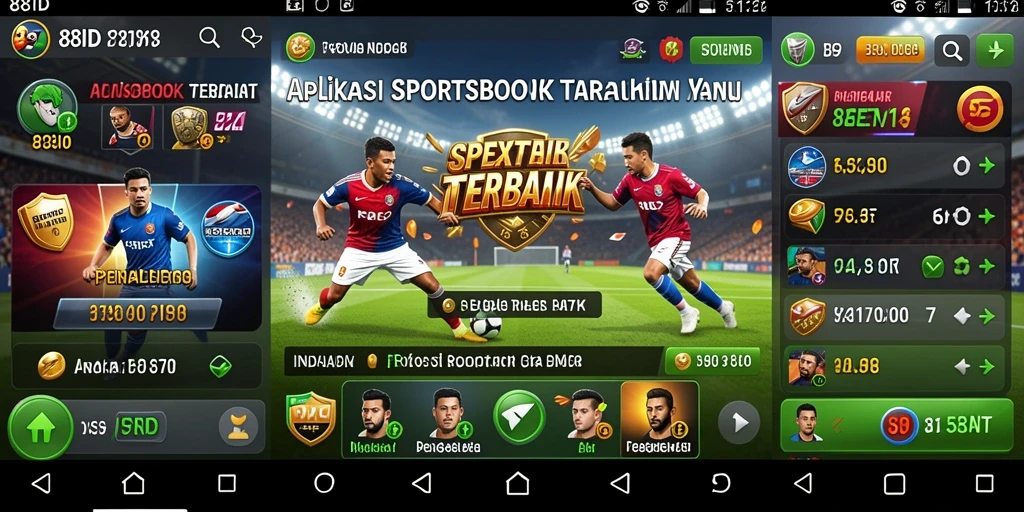Tampilan menarik dari gameplay Sportsbook di 88ID.