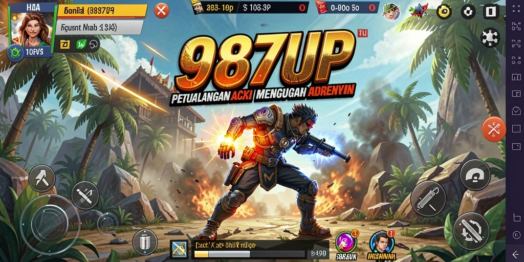 Screenshot gameplay 987UP yang mendebarkan dan penuh aksi.