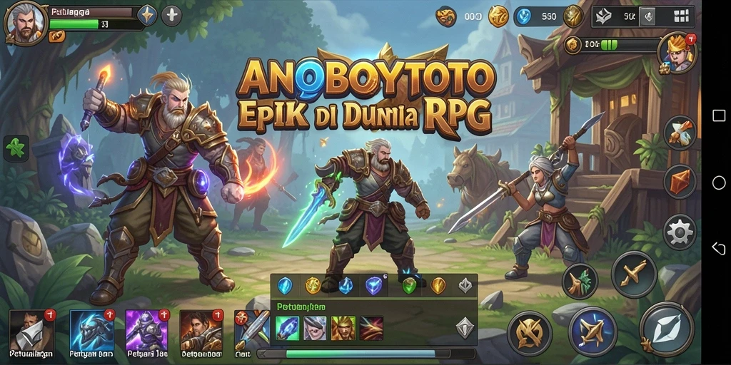 Tangkapan layar gameplay ANOBOYTOTO menunjukkan pertempuran yang mendebarkan dan grafis menakjubkan.