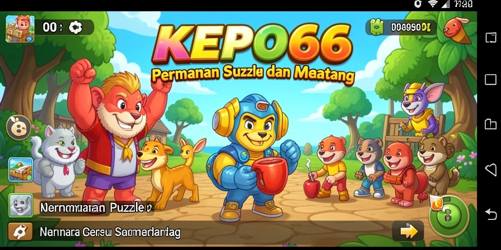 Tampilan gameplay KEPO66 dengan teka-teki yang menantang.