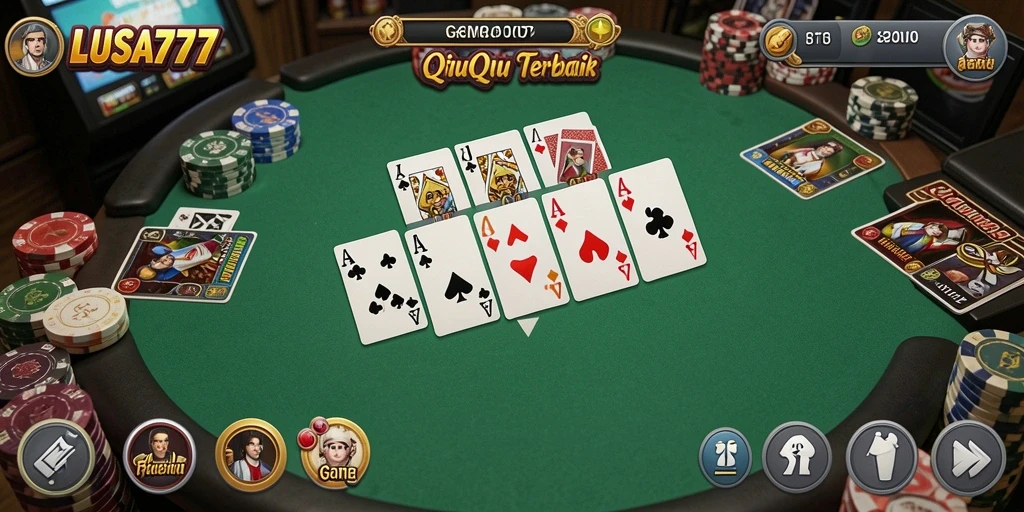 Screenshot gameplay QiuQiu yang seru dan menantang di LUSA777.