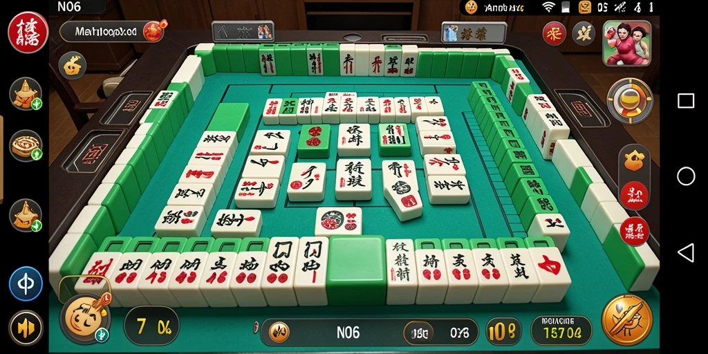 Screenshot utama N06 menampilkan gameplay Mahjong yang seru.
