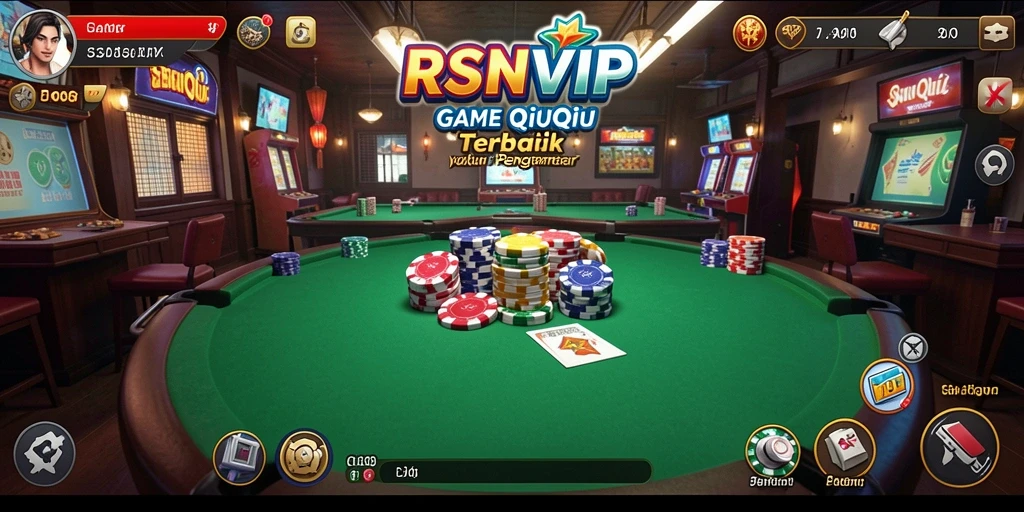Screenshot gameplay QiuQiu RSNVIP yang seru dan menantang.